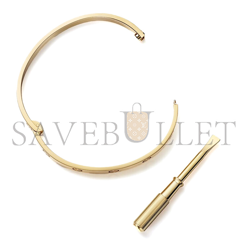 CARTIER LOVE BRACELET SINGLE-SCREW CLOSURE CLASSIC MODEL 6.1MM B6081817